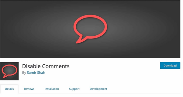 disable comments