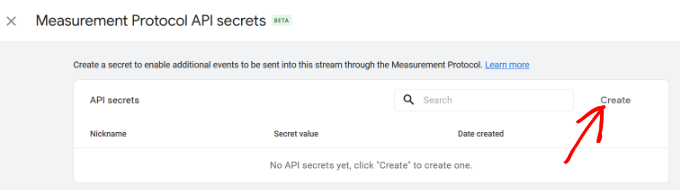 API secret