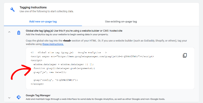 google tagging